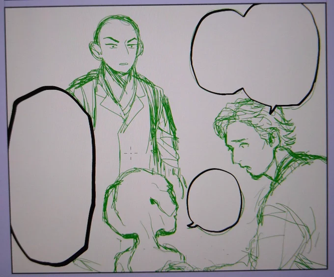 なんか描きたくて、とりあえず手元にあるネタを何も考えずに描いてます 