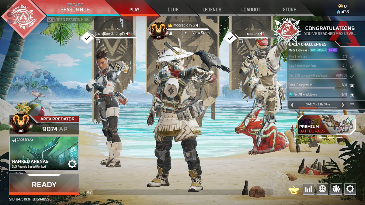 Moorebid_'s tweet photo. Top #100, The grind has been real and I can't believe we turned this split around after dealing with cheaters; being targeted by them and demoting out of pred. Solo'd to top #500 and the crew finished it out <3 https://t.co/TMcSCZQ7YA