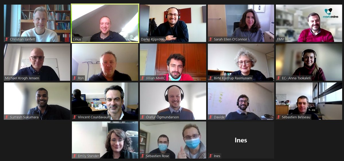 MIAMi Project (@project_miami) on Twitter photo The MIAMi-team just met for its 2nd periodic review meeting!
Great experience to see our progress and discuss upcoming activities and publications.
Expect considerable scientific output in the coming months!
<a href="/MiKrogh/">Michael Krogh Jensen</a> <a href="/v_courdavault/">Vincent Courdavault</a> <a href="/OConnor_lab/">O'Connor Lab</a> <a href="/Doulix_SynthBio/">info@doulix.com</a> <a href="/axyntis/">Axyntis_Group</a> The MIAMi-team just met for its 2nd periodic review meeting!
Great experience to see our progress and discuss upcoming activities and publications.
Expect considerable scientific output in the coming months!
<a href="/MiKrogh/">Michael Krogh Jensen</a> <a href="/v_courdavault/">Vincent Courdavault</a> <a href="/OConnor_lab/">O'Connor Lab</a> <a href="/Doulix_SynthBio/">info@doulix.com</a> <a href="/axyntis/">Axyntis_Group</a>