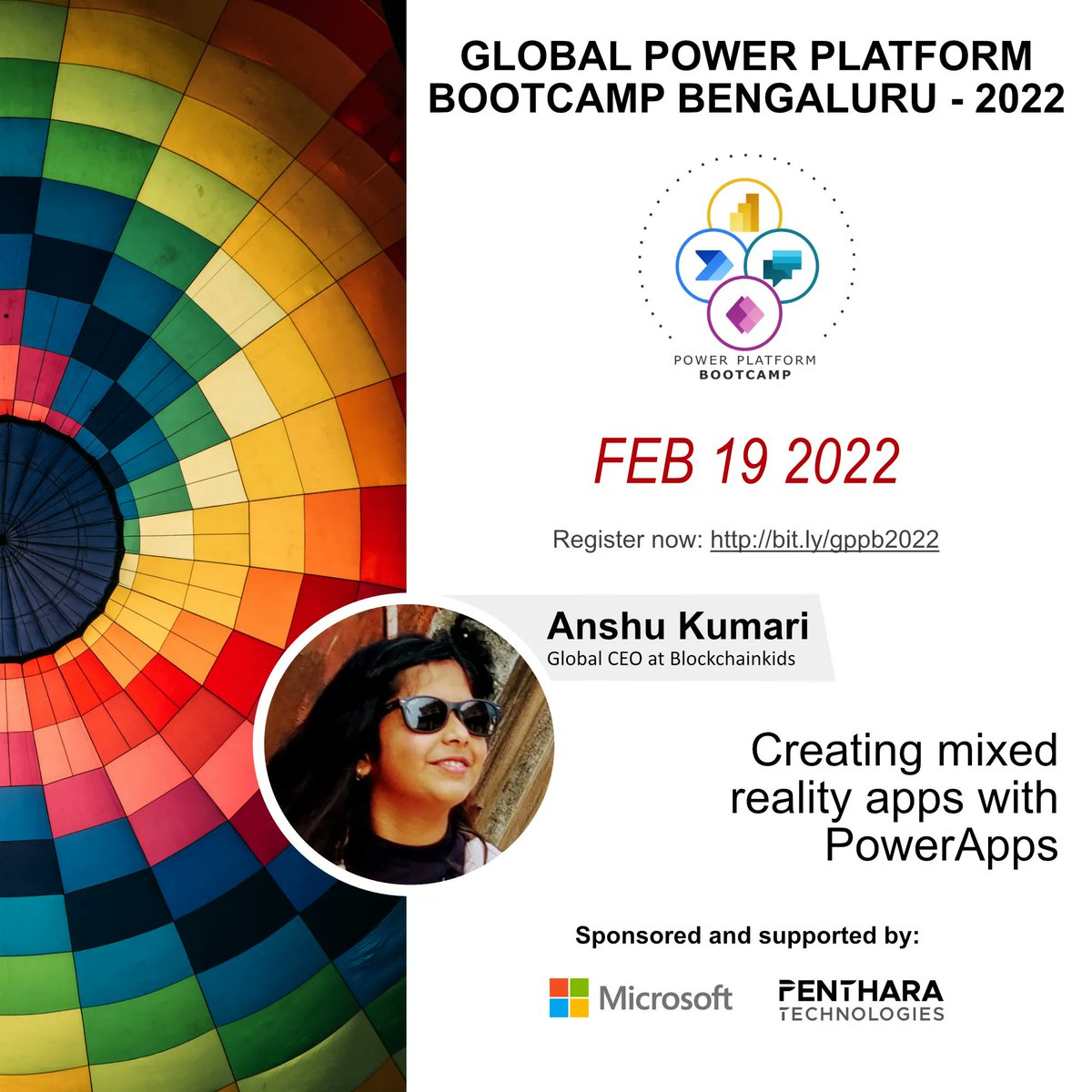 Penthara's tweet photo. At Global Power Platform Bootcamp Bengaluru 2022, meet one of the youngest APP developer on PowerApps and the Global CEO at Blockchainkids, Anshu Kumari.
Register here: https://t.co/0NkMDSg5Vy
#powerplatform #gppb #globalpowerplatform #powerplatformbootcamp #pentharagalaxy https://t.co/XpAv3gLKNU