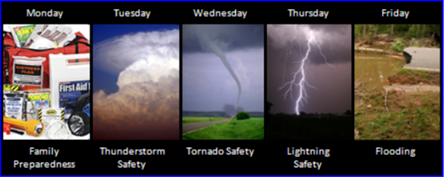 NWSAtlanta's tweet photo. It’s the 1st day of Severe Weather Preparedness Week in Georgia! Today’s topic is family preparedness &amp; NOAA Weather Radio. Subsequent tweets today will discuss putting together a ready kit, making a plan, and staying informed. ✅ Learn more here: https://t.co/6Ba26NiuWb #swpw https://t.co/7OXDKi7Vud