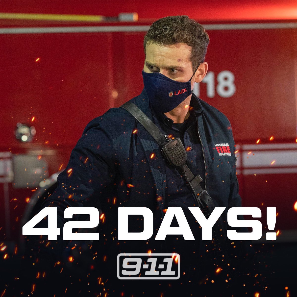 Buck is back in 42 Days! 🤗 #911onFOX