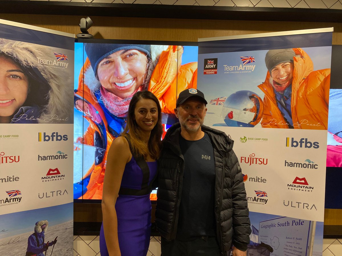 We were delighted to supply @TeamArmyUK  with pull up banners as the backdrop for Polar Preet's homecoming from her polar expedition.

We would like to congratulate her on such an amazing achievement!

#pullupbanner #display #backdrop #congratulations #benchmarkrepro