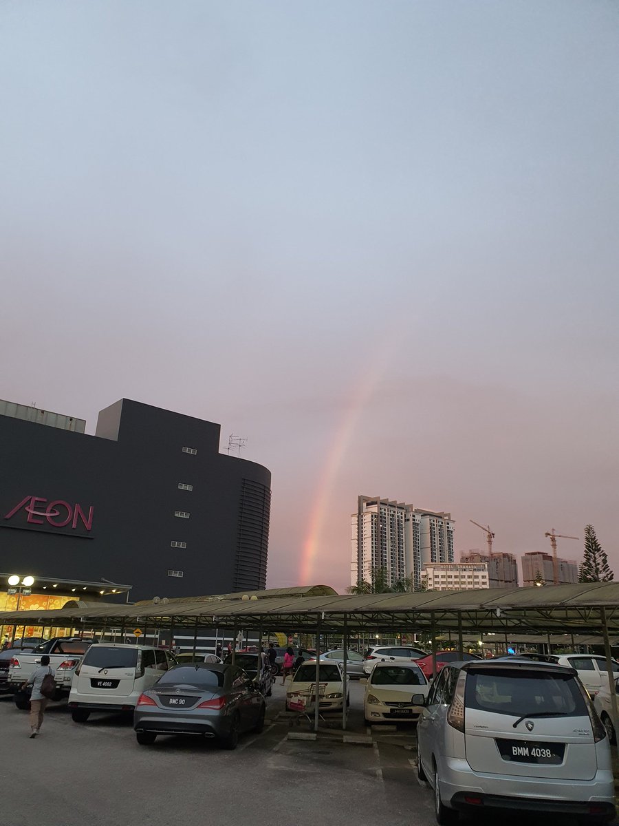 julea1169's tweet photo. Pelangi petang.... https://t.co/qnAMNCpEAo