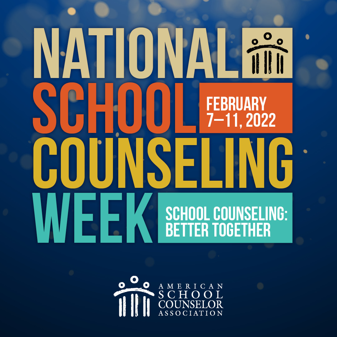 Happy National School Counseling Week! School counselors support students in and out of the classroom to reach their academic and well-being goals. This week, reach out and thank your school counselors for all they do. 
#NSCW #schoolcounselingweek #NSCW22