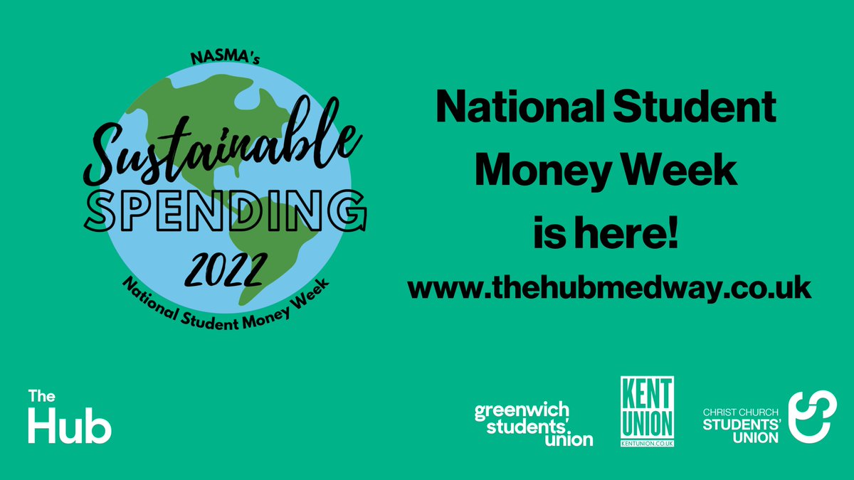 Head over to thehubmedway.co.uk for more info on how you can save money this National Student Money Week.