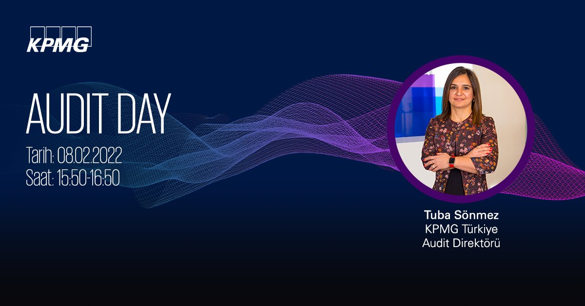KPMG_Turkiye's tweet photo. Audit Direktörümüz Tuba Sönmez’in konuşmacı olarak katılacağı Anbean #AuditDay etkinliğinde, Audit ile ilgili merak edilenleri katılımcılarla paylaşacağız.
Online olarak gerçekleştirilecek etkinliğe linkten katılabilirsiniz. https://t.co/H4qXaynBLO https://t.co/q5KmV7ZnB6
