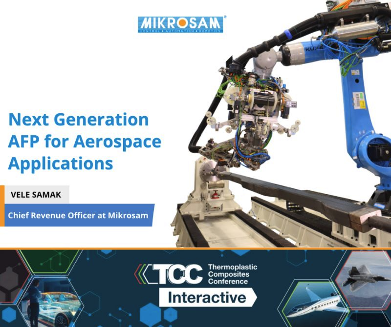 mikrosam's tweet photo. Want to know about using AFP for large aerospace parts from TPCs? See Mikrosam’s exciting presentation on 𝗡𝗲𝘅𝘁 𝗚𝗲𝗻𝗲𝗿𝗮𝘁𝗶𝗼𝗻 𝗔𝗙𝗣 𝗳𝗼𝗿 𝗔𝗲𝗿𝗼𝘀𝗽𝗮𝗰𝗲 𝗔𝗽𝗽𝗹𝗶𝗰𝗮𝘁𝗶𝗼𝗻𝘀 𝗮𝘁 𝗧𝗖𝗖 𝗜𝗻𝘁𝗲𝗿𝗮𝗰𝘁𝗶𝘃𝗲 @ACMAcomposites 
https://t.co/5oTYN7XMWP https://t.co/S8vDnUNIl8