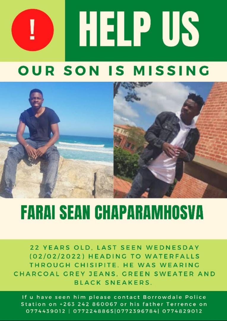 ICAZ_ZW's tweet photo. Lets help one of our member locate his son. Please retweet and share with your contacts. https://t.co/WKfbXm7l7Z