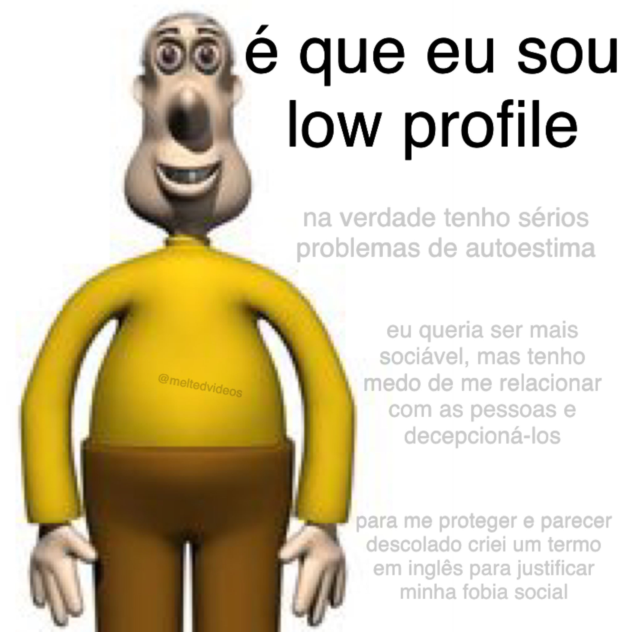 mel on X: eu sou low profile 😎  / X