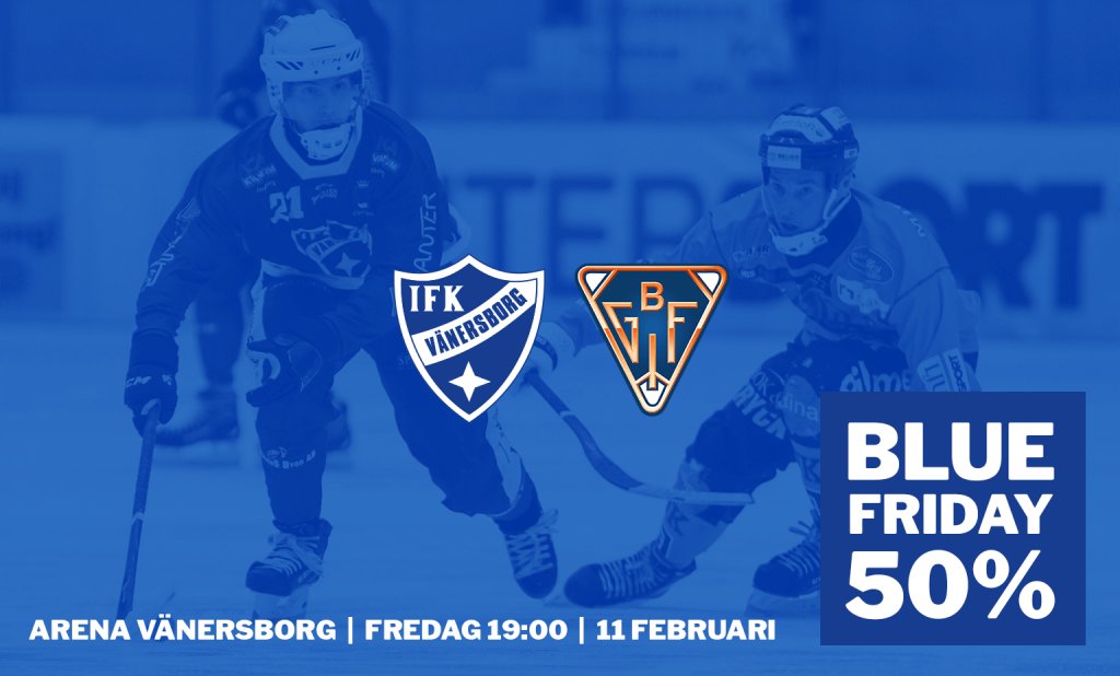 HALVA PRISET PÅ ALLA BILJETTER OCH INGA RESTRIKTIONER I ARENA VÄNERSBORG PÅ FREDAG

På fredag är restriktionerna äntligen borta i Arena Vänersborg. Det firar vi med Blue Friday och halva priset på alla biljetter!

ifkvanersborg.se/halva-priset-p…