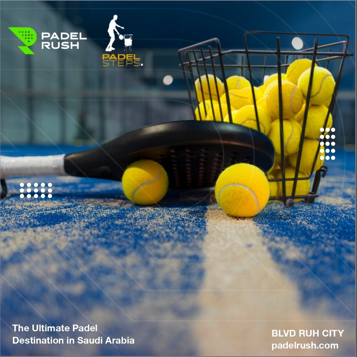 PadelRush's tweet photo. Learn Padel or improve your skills with our certified coaches from Padel Steps! Register via our coaching registration form https://t.co/ItUvNJ2FZJ
.
#PadelRush #Padel #FeelTheRush #PadelCoach #Riyadh #SaudiArabia https://t.co/yC1ZD6rl8N