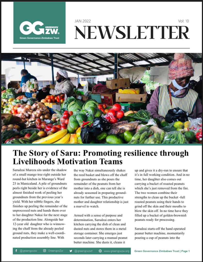 greengovzw1's tweet photo. NEWSLETTER ALERT!
Our Jan 2022 Newsletter is here. Its a sneak peak into the #FEMADAPT Project which we embarked to address the pressing impacts of climate change affecting women today. @kubatana @NLinZimbabwe
@GAGGA_Alliance @ActionAidZim @MrCletoh https://t.co/5MD30YFeEw https://t.co/61SysWNSwR