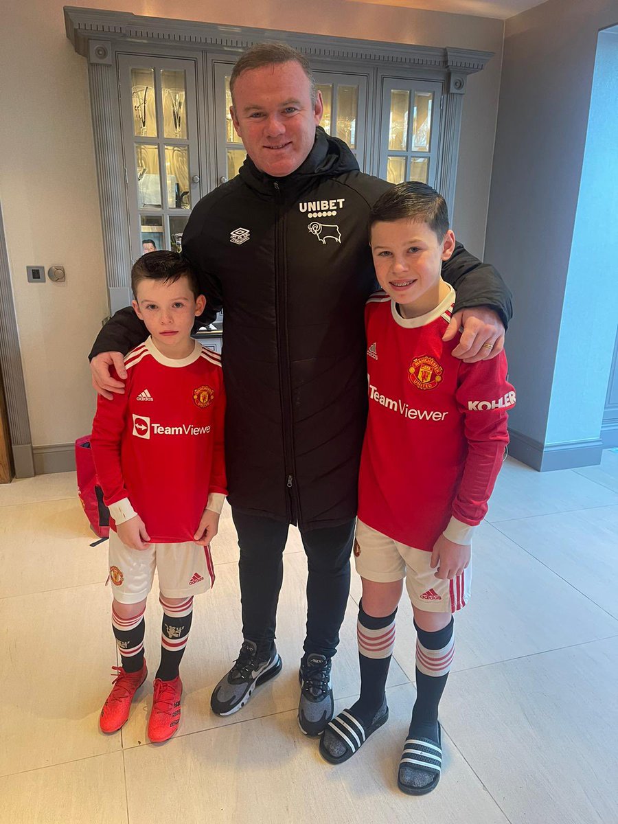 Proud dad before we all went off to our matches yesterday. Keep working hard lads ❤️💪🏼