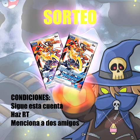 Mysticmineshop's tweet photo. ¡Tamers! ¡Seguimos con otro SORTEAZO aquí y otro en nuestro Instagram de 2 sobres de BT6!  

Síguenos, haz RT y menciona a 2 amigos.
POR CADA 50 PARTICIPACIONES SE SORTEARÁN 2 SOBRES BT6.
El envío será ordinario y el Viernes anunciaremos a los GANADORES

#DIGIMON
#TCG
#BT06 https://t.co/eG2M6cwKjf