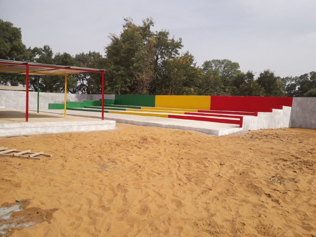 OIMMali's tweet photo. Réception de la maison des jeunes de la commune de #Kokry, région de #Ségou réhabilité par @oim_mali dans le cadre du projet "réconciliation communautaire et renforcement du vivre-ensemble au centre du Mali", financé par Fonds des Nations Unies pour la consolidation de la paix. https://t.co/xyS9Eppdjk
