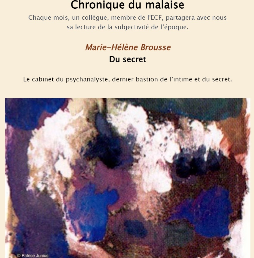 acf_capa's tweet photo. Le nouvel #Hebdoblog #HB260 est en ligne !
✔️Sujet du droit, sujet de l'inconscient - L'Editorial par Martine Versel
✔️Deux articles - Nathalie Jaudel et Bruno Alivon
✔️Une chronique du malaise par Marie-Hélène Brousse autour du secret.
👉https://t.co/yi2H0GvxAI
Le programme👇 https://t.co/7S0WujjxDp