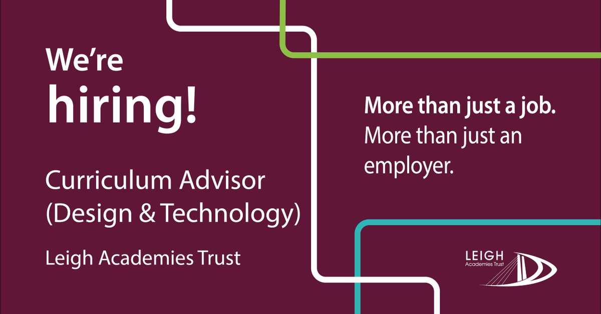lat_careers's tweet image. For more information and to apply : bit.ly/3GbkttL

#CurriculumAdvisor #Design #Technology #Rochester #LATLife #LATCareers