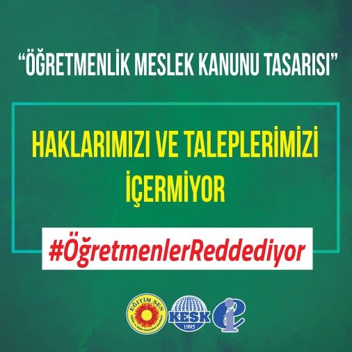 felsefebilim's tweet photo. #ÖğretmenlerReddediyor
Eğitim emekçilerini bölen, ayrıştıran, rekabete zorlayan, çalışma barışını bozan yazmanızı kabul etmiyoruz. https://t.co/OKDyj6J9YD