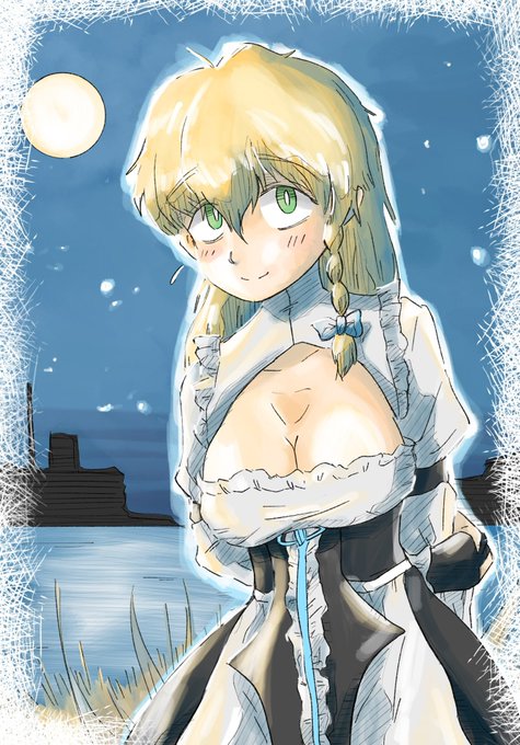 #今月描いた絵を晒そう
1月!
見返したら3枚とも描き方違うね 