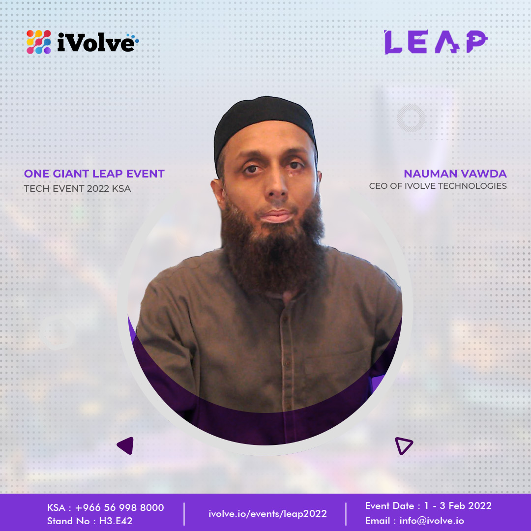 iVolvetech's tweet photo. Meet Mr. Nauman Vawda He will discuss the importance of the Cloud in today’s era &amp; how is iVolve making efforts in simplifying it for you.

Meet him by joining us at our booth H3.E42 by booking your slot below:
https://t.co/ZLJfKZHOlV

#leap22 #ivolve #saudiarabia #riyadh #cloud https://t.co/j7SRPEex2B