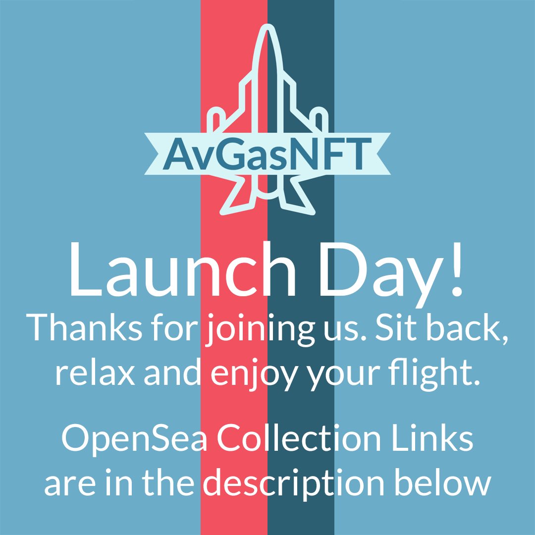 The worlds first Aviation themed NFTs ✈️ Available on Opensea opensea.io/AvGasNFT.    #avgeek #aviation #airline #airtravel #planespotting #wepilots #aviationlovers #ww2 #ww1 #WWI #WWII #jet #heliporn #military #militarylife #helicopterpilot 

#nftart #nfts #NFTCommmunity
