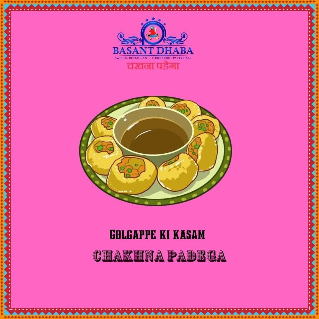 basantpalwal's tweet photo. Gol Gappe से प्रेम हैं तो
बसंत ढाबा आना पड़ेगा
#चखना_पड़ेगा
#BasantDhaba #BasantDhabaPalwal 
📍NH8 SHIKHOPUR GURGAON
📍NH8 BILASPUR GURGAON
📍SUKHRALI ENCLAVE OLD DELHI GURGAON ROAD
📍GOPALPURA BYPASS TRIVENI NAGAR JAIPUR
📍MAIN NH2 DELHI AGRA HIGHWAY VILLAGE BAMANI KHERA HARYANA https://t.co/j2BOGt2xbR