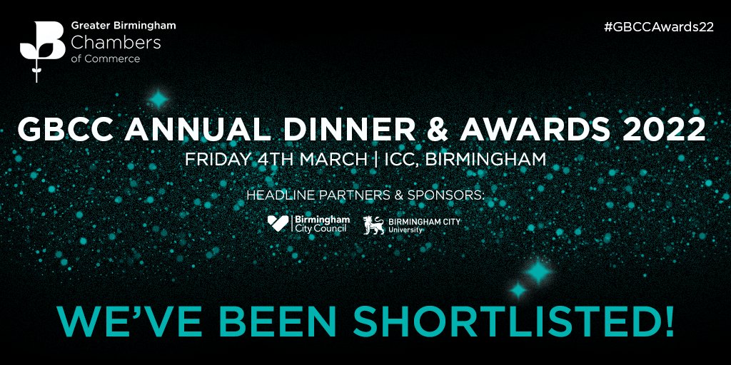 We are delighted to announce that we have been shortlisted for the Greater Birmingham Chambers of Commerce , Excellence in Technology &amp; Innovation award for our runyourfleet.com #fleetmanagement platform!

#GBCCAwards22 #birmingham #westmidlands #fleetmanagementsystem