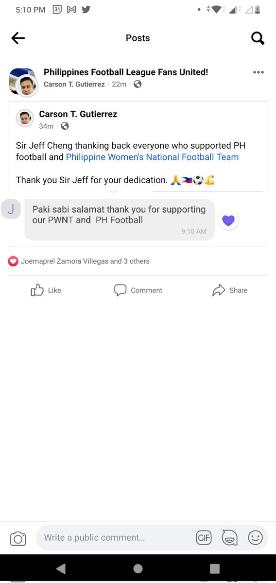 arknoshe2012's tweet photo. Thank you Sir Jeff Cheng in supporting PH Women's Team! https://t.co/37yqUnOQ3V