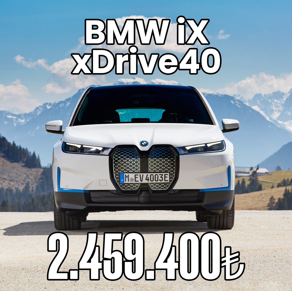insideevstr's tweet photo. BMW iX xDrive40⚡️
Batarya kapasitesi: 71 kWh
Güç: 326 hp
Tork: 630 Nm
Maksimum Sürat: 200 km/s
0-100 km/s: 6.1 saniye
Bagaj Hacmi: 500 litre / 1750 Litre
DC (100 kW) Şarj Süresi (%10-%80): 46 dakika
DC (150 kW) Şarj Süresi (%10-%80): 31 dakika
#bmw #ix #bmwix #ixxdrive40 https://t.co/AXsFM8gonk