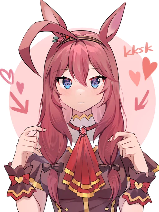#ウマ娘 #ウマ娘プリティーダービー 
バレンタインブルボンのここめっちゃ好き! 