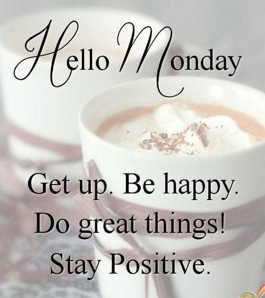 Wishing you all a very happy Monday!

#startstrong #happymonday #positivevibes #makeaneffort #staypositive #freshstart #newday #newweek #backtoit