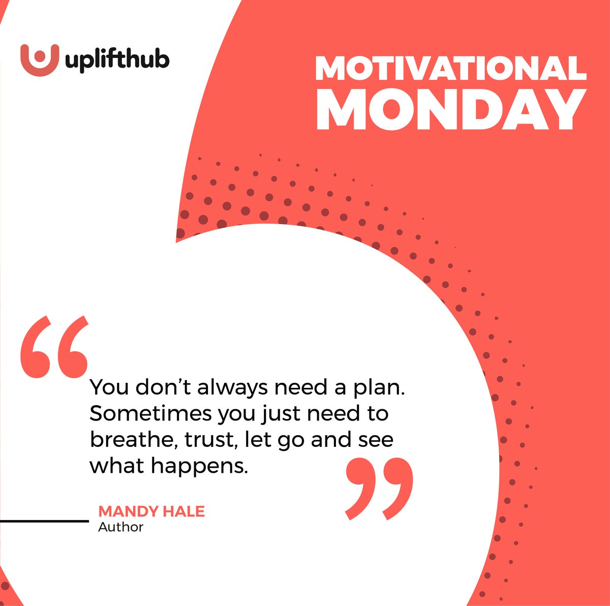 uplifthubng's tweet photo. MOTIVATIONAL MONDAY
Sometimes just go with the flow
#mondaymotivation #motivationalquotes #monday#upliftbookclub #upliftbusinessclub #upliftlearningcycle https://t.co/cTjq720diH