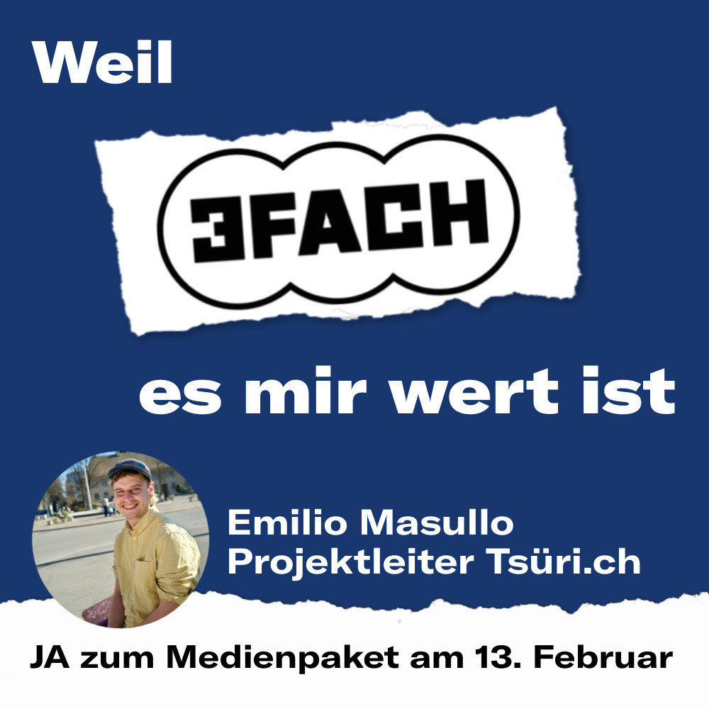 Emilio Masullo (@trullitrullator) on Twitter photo Ich stimme JA zum Mediengesetz, damit mein liebstes Lokalmedium gestärkt wird. Du auch? Dann erstelle ebenfalls ein Statement! <a href="/JaZurVielfalt/">JA zu Medienvielfalt | Diversité des médias OUI</a> <a href="/Radio3FACH/">Radio 3FACH</a> #MediengesetzJa #Mediengesetz Ich stimme JA zum Mediengesetz, damit mein liebstes Lokalmedium gestärkt wird. Du auch? Dann erstelle ebenfalls ein Statement! <a href="/JaZurVielfalt/">JA zu Medienvielfalt | Diversité des médias OUI</a> <a href="/Radio3FACH/">Radio 3FACH</a> #MediengesetzJa #Mediengesetz
