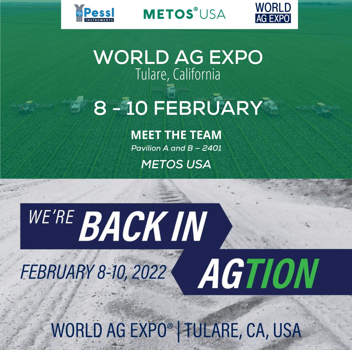 Winter is always very pleasant as we get to know all of you!

We're excited to meet you again at <a href="/WorldAgExpo/">World Ag Expo</a> next week. You'll find our <a href="/METOSUSA/">METOSUsa</a> team at Pavilion A and B — 2401 >>> worldagexpo.com

See you soon! 🚜