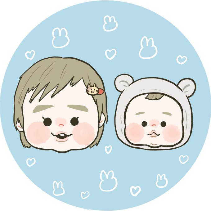 赤ちゃん似顔絵のtwitterイラスト検索結果