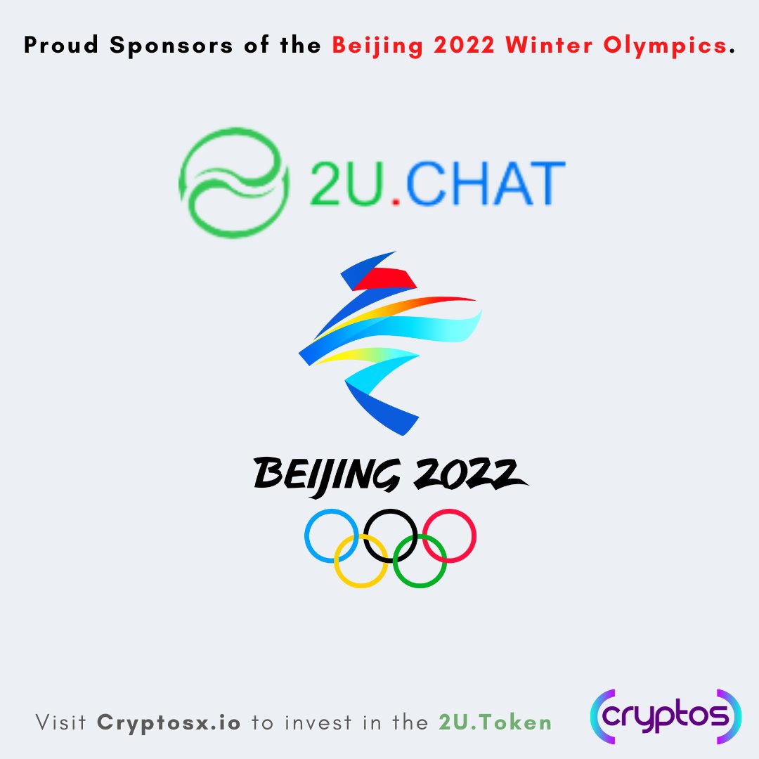 2UTOKEN's tweet photo. The #Beijing2022 Olympics is here! And we are proud to announce that we are one of the official sponsors of this wonderful sporting spectacle. https://t.co/J7Pkzx4RVr