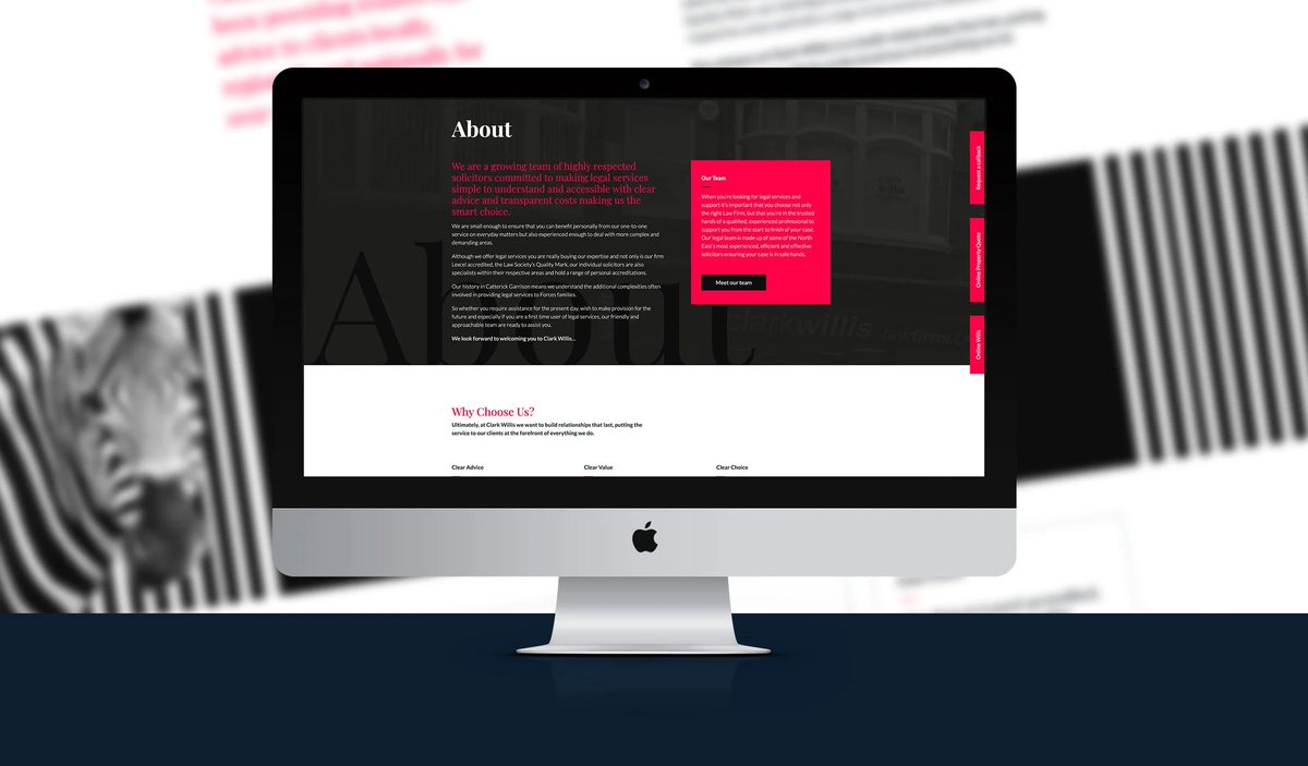 The new <a href="/ClarkWillisLaw/">ClarkWillis Law Firm</a> website provides an instantly recognisable, corporate and modern identity that supports their growth goals. Are you looking for a new website for your company or a revamp? <a href="/ThriveHQ/">Thrive</a> is here to support you! ✨ 

View project: bit.ly/3fZ7sJ3