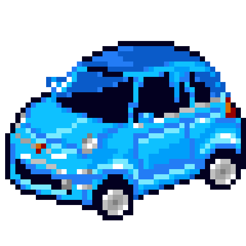 きーきー 車を描いた ドット絵 車 練習 T Co Bxzhv7nyrx Twitter
