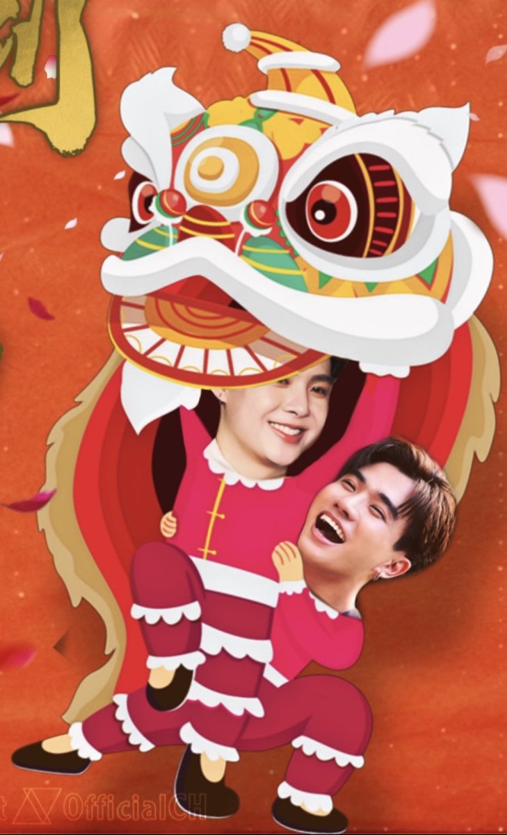PerthsaintC's tweet photo. ❤🖤️新年快乐🎉🐯

希望大家新一年能
「虎中作乐」，身体健康！
Wish you all be happy in TIGER year, Stay Healthy na ja🥰✨

#PerthSaintSation 
#PerthSaint_OfficialCH https://t.co/MqeOgUyj1K