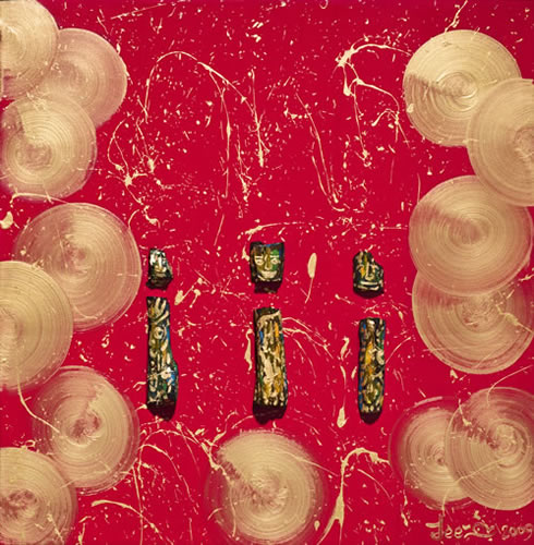 <Fortune, Wealth, and Longevity All Around>
Rising from Ashes Series
Mixed Media

#LunarNewYear #NewYear2022 #HappyNewYear #HappyLunarNewYear #ChineseNewYear 
#painting #art #artwork #artist #ArtistOnTwitter #新年快樂  #新年快乐 #芸術 #絵 #絵画 #油絵 #arte