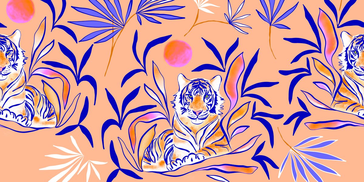 DominiqueVari's tweet photo. Here is my entry for the #YearOfTheTiger #designchallenge on @Spoonflower VOTE til Feb 2 - 3pm EST on https://t.co/Ts6JXRvYZe
#spoonflowerhome #homedecor #bohostyle #tigerpattern #tigerdesign #fabricdesign #fabric #bohemian #sewists #colourlove #spoonflowerartist #dominiquevari https://t.co/HsoL6bGoLv
