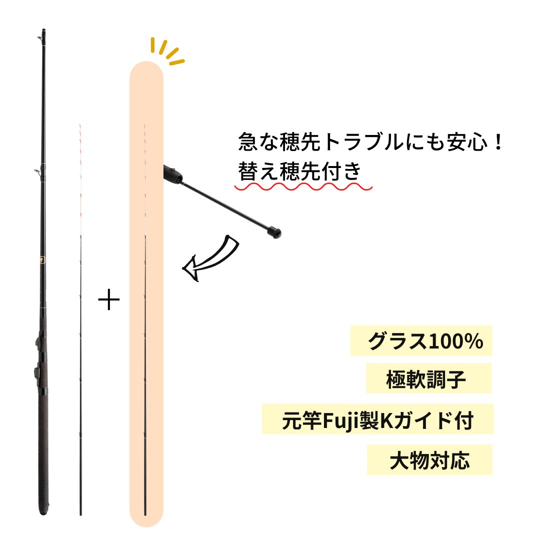 サクラ釣具 湾フグ 金剛激 替え穂先 新品 独特&こだわりの調子!サクラ