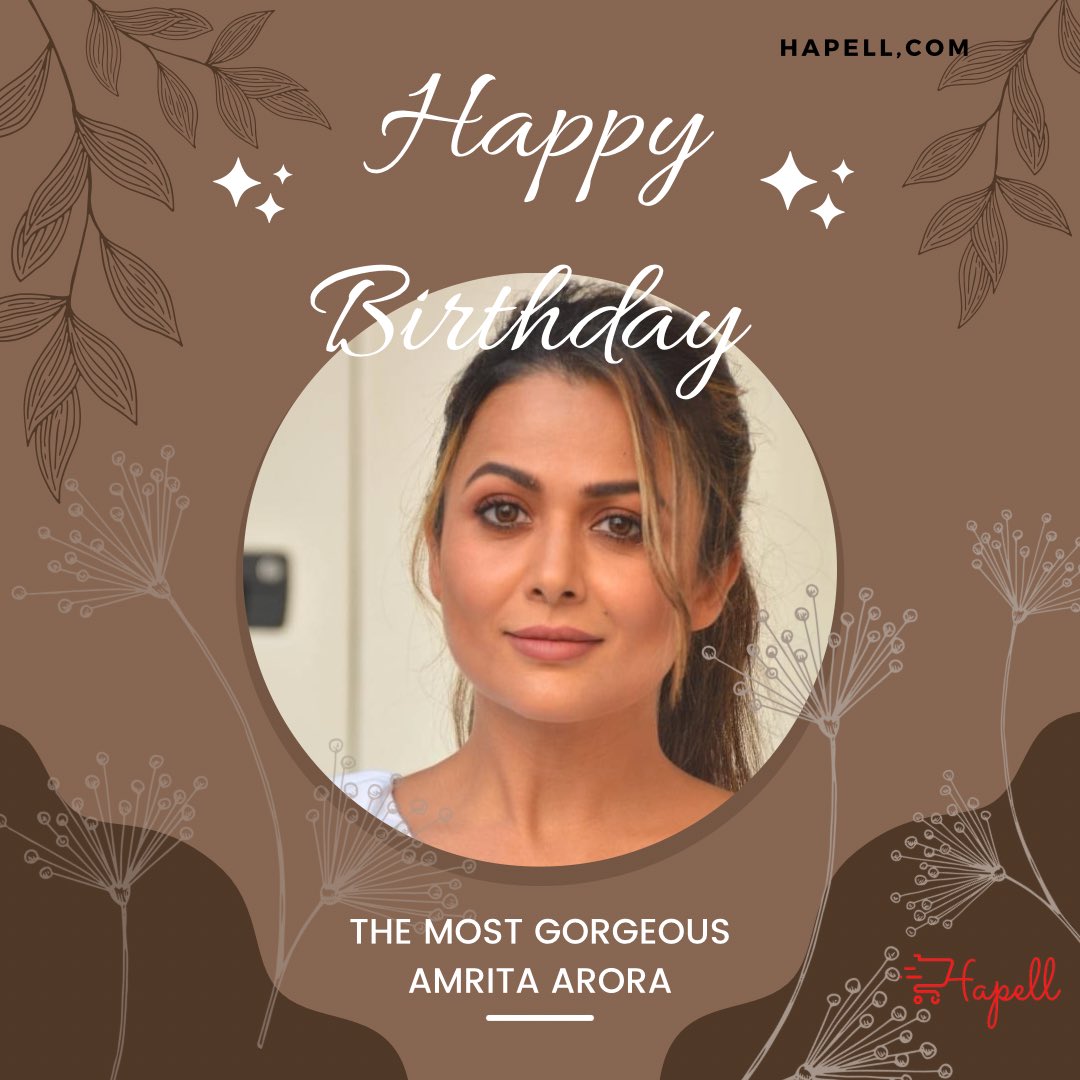 Wishing the Gorgeous Amrita Arora a very blessed happy birthday 
May God bless , 