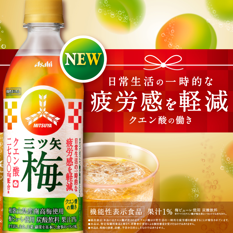 ふるさと納税 アサヒ飲料 三ツ矢梅 500mlペットボトル×24本入 ソフトドリンク、ジュース ふるさと納税 アサヒ飲料 三ツ矢梅 500mlペットボトル×24本入 ソフトドリンク、ジュース
