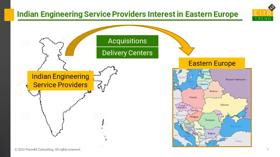 Indian Engineering Service Providers Interest in Eastern Europe!

My PoV: linkedin.com/pulse/indian-e…

#EIIRTrend #engineering  #strategy #EasternEurope #predictions2022
