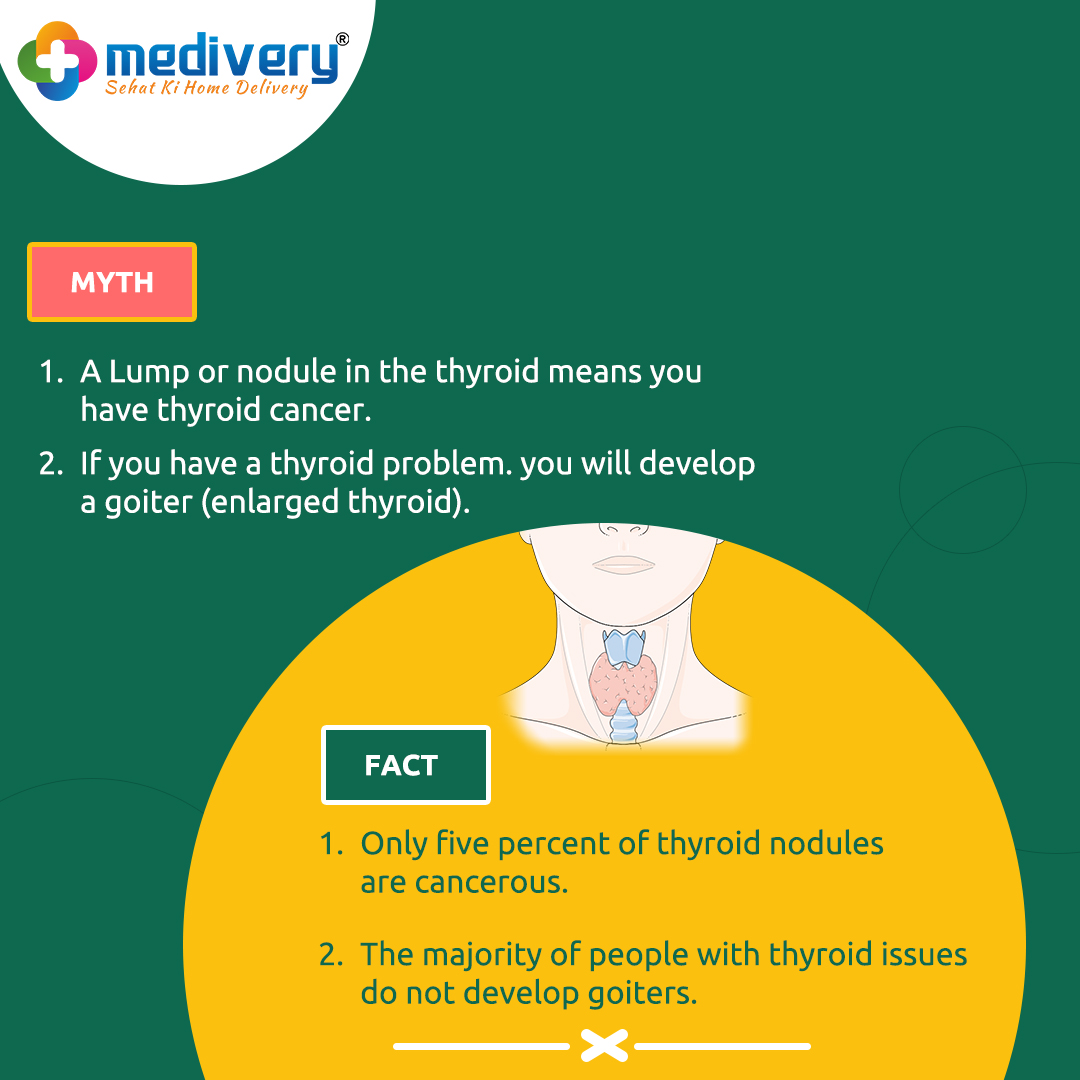Do you know the Thyroid related Myth and Facts...
For more 8881119388
#thyroid #thyroidfacts #thyriodcancer