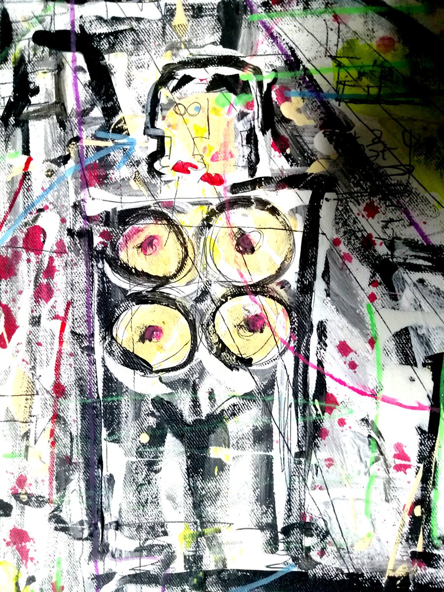 conradbo's tweet photo. Calculated Chaos in the Superblur Art Movement by Conrad Bo Superblur #conradbo #maximumpointillism #antipointillism #superblur #hybridpointillism #art https://t.co/6BUpPVNG3c