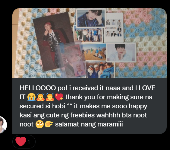 rr_carts's tweet photo. - #rrcfeedbacks
thank you so much for the trust !! we are really so glad that they're all coming home safely. it makes our heart full talaga, no joke TT .. thank you sm, 'til our next transaction! π₯Ίππ https://t.co/JRGaqmejmk