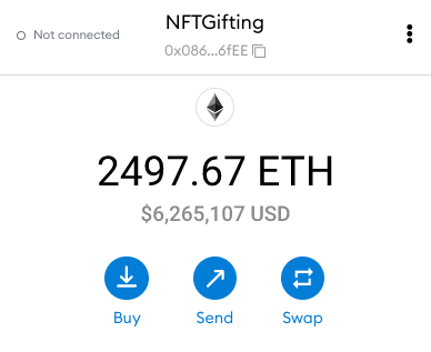 NFTGifting's tweet photo. $6000 $ETH Among First 1200❤️ &amp; RTs!♻️
Follow Me + Notis, Drop your #ETH Wallet 👇 https://t.co/gs6pc65ZOm